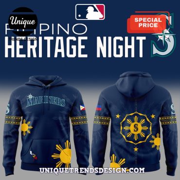Seattle Mariners Filipino Heritage Night 2025 Hoodie Pants Set