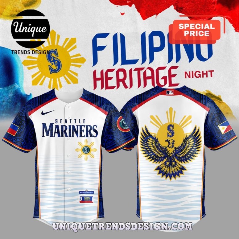 Seattle Mariners Filipino Heritage Night Baseball Jersey