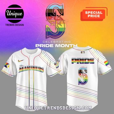 Seattle Mariners Happy Pride Month Baseball Jersey