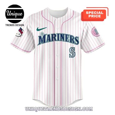 Seattle Mariners Hello Kitty Limited Baseball Jersey