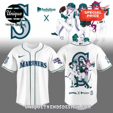 Seattle Mariners Hololive Night Collaboration Baseball Jersey