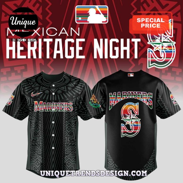 Seattle Mariners Mexican Heritage Night Baseball Jersey