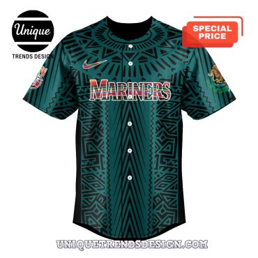 Seattle Mariners Mexican Heritage Night Green Baseball Jersey
