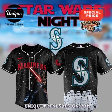 Seattle Mariners MLB Star Wars Night Baseball Jersey