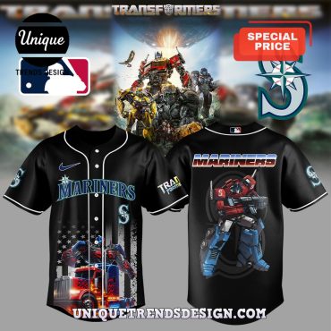 Seattle Mariners Transformers Optimus Prime Baseball Jersey