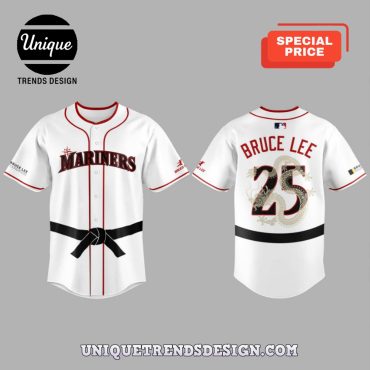Seattle Mariners x Bruce Lee Night Baseball Jersey