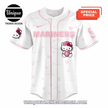 Seattle Mariners x Hello Kitty Night Plus Baseball Jersey