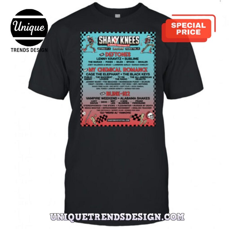 Shaky Knees Festival 2025 Poster T-Shirt