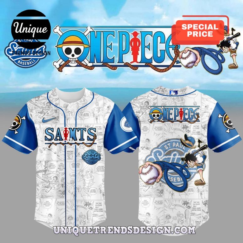 St. Paul Saints One Piece Night Game Baseball Jersey