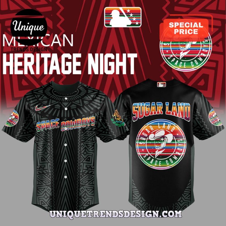 Sugar Land Space Cowboys Mexican Heritage Night Baseball Jersey