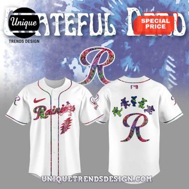 Tacoma Rainiers Grateful Dead Night White Baseball Jersey
