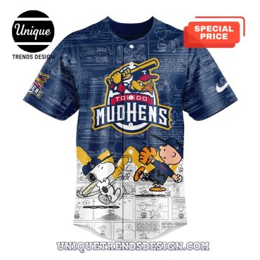 Toledo Mud Hens 75th Anniversary of Peanuts Baseball Jersey
