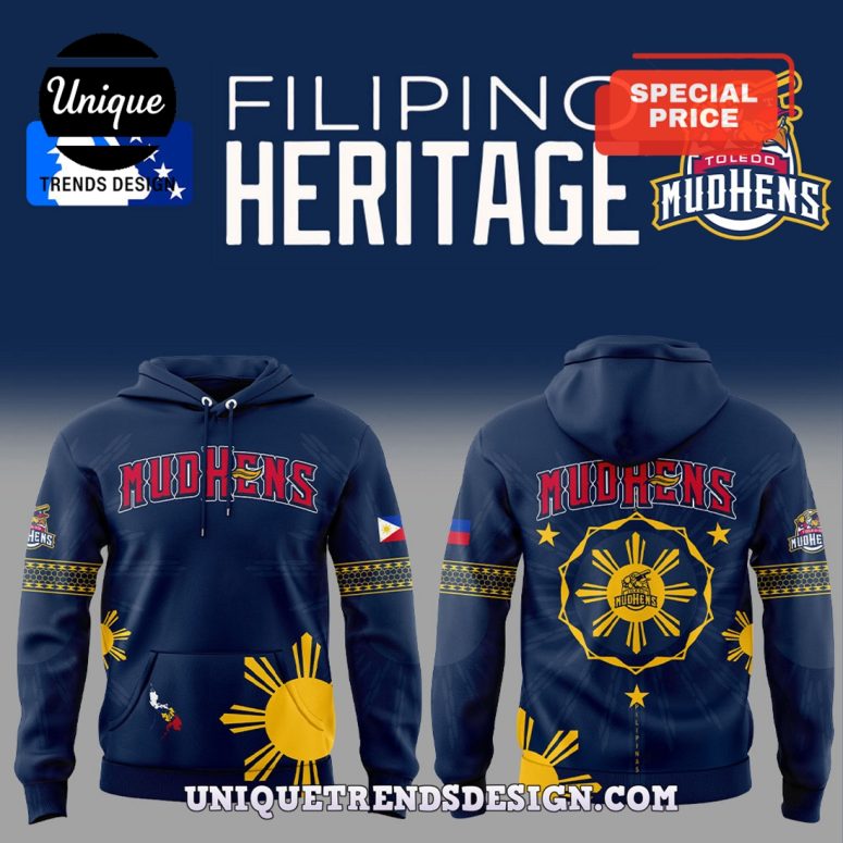 Toledo Mud Hens Filipino Heritage Hoodie Pants Set
