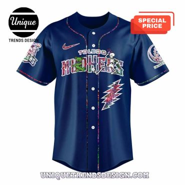 Toledo Mud Hens Grateful Dead Night Baseball Jersey