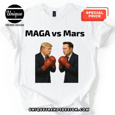 Trump Vs Elon Maga Fight T-Shirt