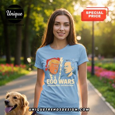 Trump Vs Musk Ego Wars Billionaire Showdown T-Shirt