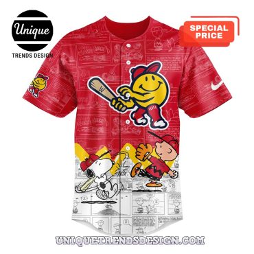 Worcester Red Sox 75th Anniversary of Peanuts Baseball Jersey