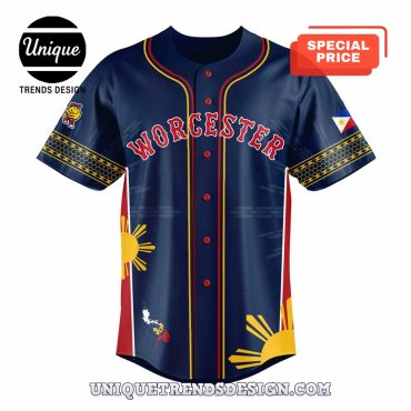 Worcester Red Sox Filipino Heritage Baseball Jersey