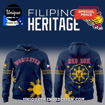 Worcester Red Sox Filipino Heritage Hoodie Pants Set
