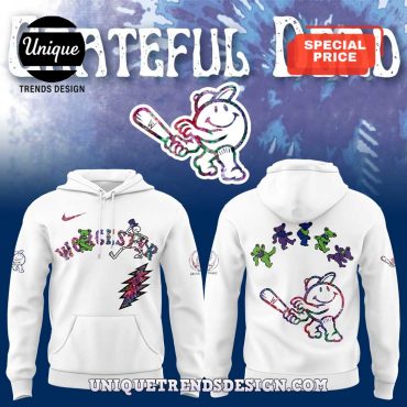 Worcester Red Sox Grateful Dead White Hoodie Pants Set