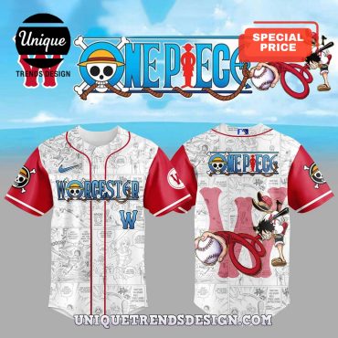 Worcester Red Sox One Piece Night Game Baseball Jersey