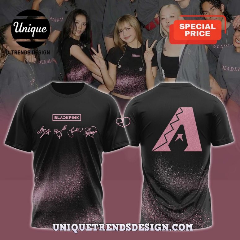 Arizona Diamondbacks x Blackpink Deadline World Tour 2025 Shirt