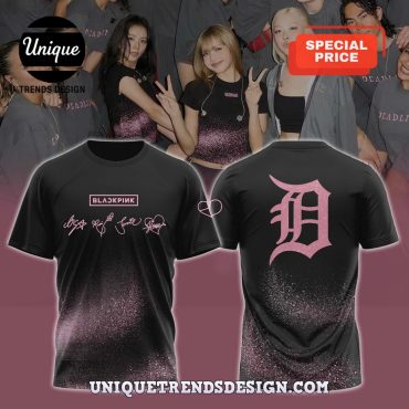 Detroit Tigers x Blackpink Deadline World Tour 2025 Shirt