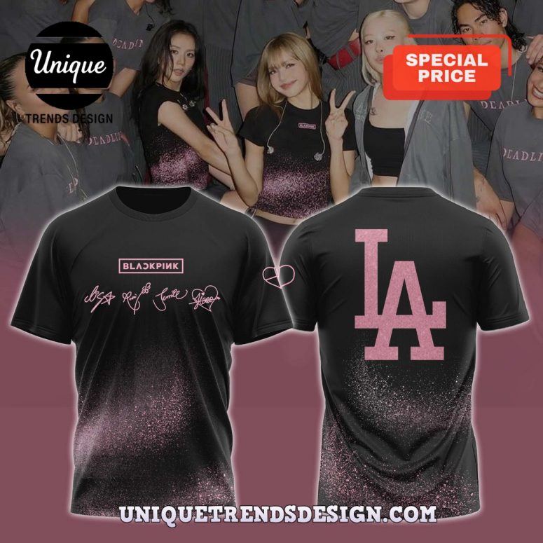 Los Angeles Dodgers x Blackpink Deadline World Tour 2025 Shirt
