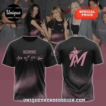 Miami Marlins x Blackpink Deadline World Tour 2025 Shirt
