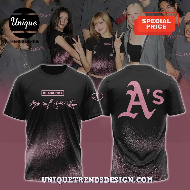 Oakland Athletics x Blackpink Deadline World Tour 2025 Shirt