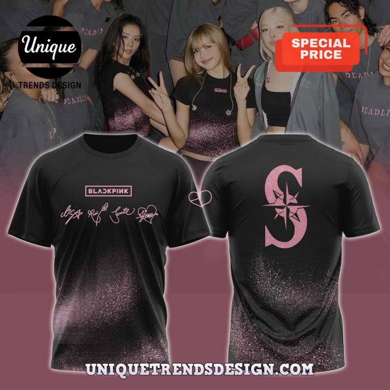 Seattle Mariners x Blackpink Deadline World Tour 2025 Shirt