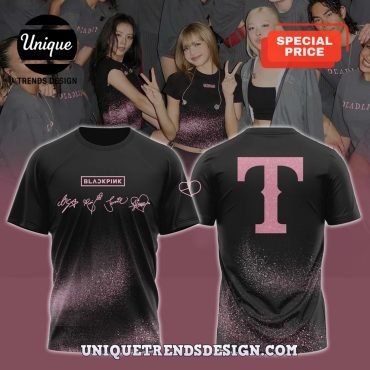 Texas Rangers x Blackpink Deadline World Tour 2025 Shirt