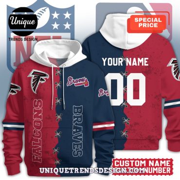 Atlanta Falcons x Atlanta Braves Hoodie