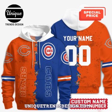 Chicago Bears x Chicago Cubs Hoodie