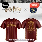 Custom Brewers X Gryffindor House Baseball Jersey 1 S0nbz.jpg - demo10
