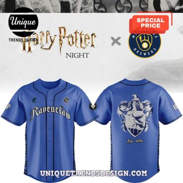 Custom Brewers x Ravenclaw House Baseball Jersey