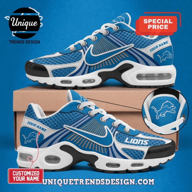 Custom Detroit Lions New Edition Air Max Plus
