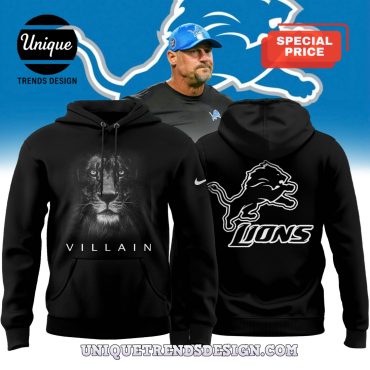 Dan Campbell Detroit Lions Villain Hoodie And Cap