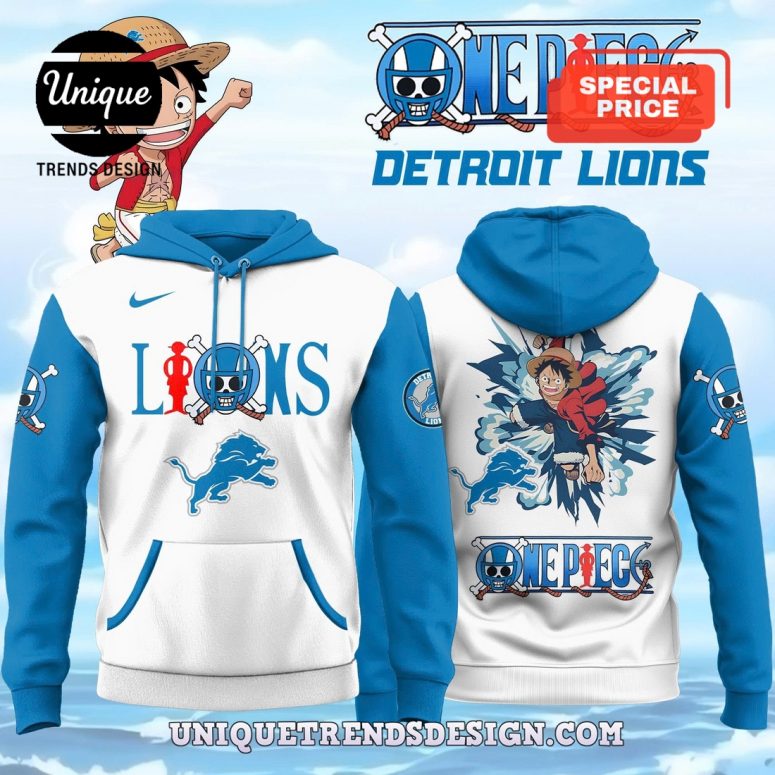 Detroit Lions x One Piece Limited Editions Hoodie And Pant
