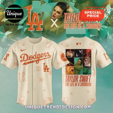 Dodgers x Taylor Swift The Life of a Showgirl Jersey