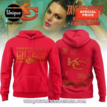Kansas City Chiefs x Taylor Swift Orange Era Hoodie And Cap