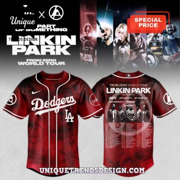 Los Angeles Dodgers x Linkin Park 2025 Baseball Jersey