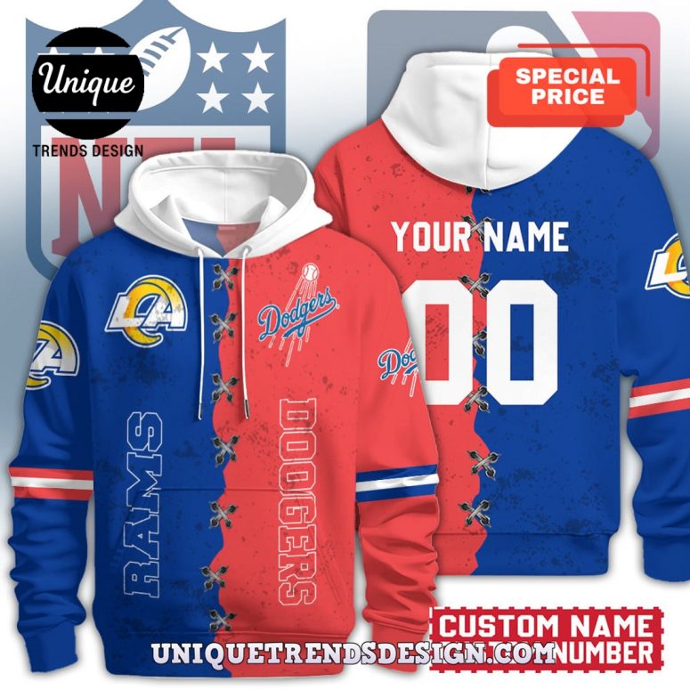 Los Angeles Rams x Los Angeles Dodgers Hoodie