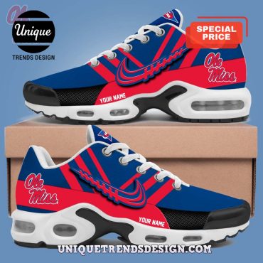 Mississippi Rebels Football Custom Air Max Plus Sneakers