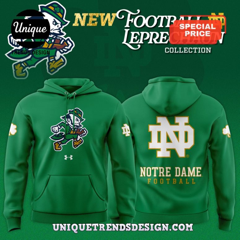 Notre Dame Football Leprechaun Collection Hoodie And Pant