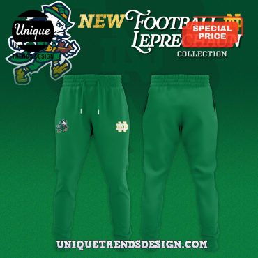 Notre Dame Football Leprechaun Collection Hoodie And Pant