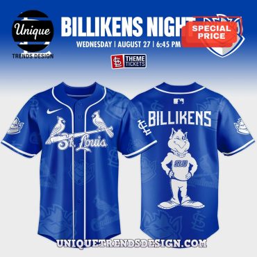 St. Louis Cardinals x Billikens Night Game Baseball Jersey