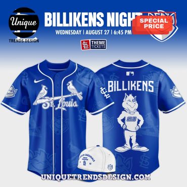 St. Louis Cardinals x Billikens Night Game Baseball Jersey
