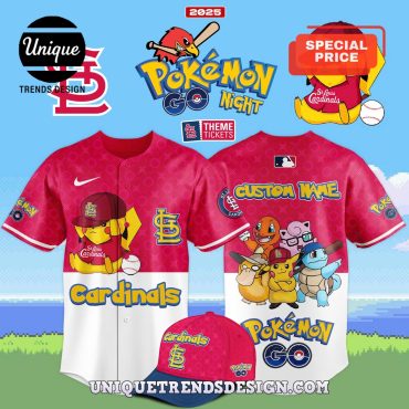 St. Louis Cardinals x Pokémon Go 2025 Baseball Jersey