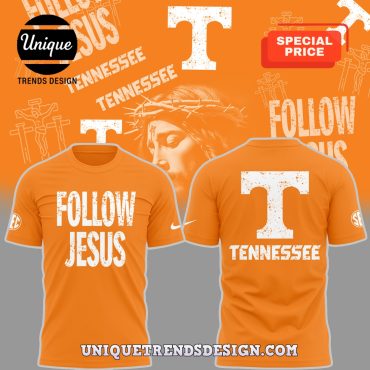 Tennessee Volunteers Follow Jesus Orange Hoodie